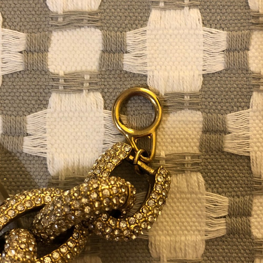 J.Crew Classic Pave Chain Link Bracelet - Picture 4 of 7